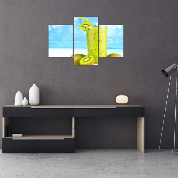 Tablou - smoothie kiwi (90x60 cm)