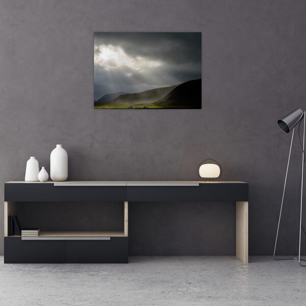 Tablou cu furtuna în apropiere (70x50 cm)