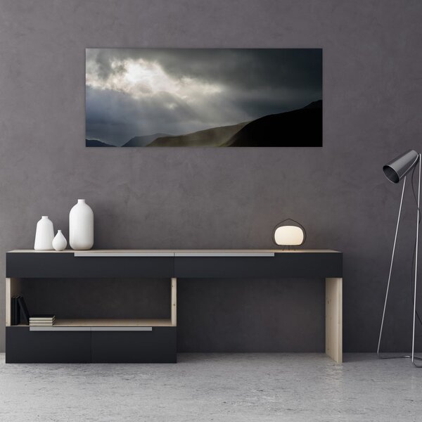 Tablou cu furtuna în apropiere (120x50 cm)