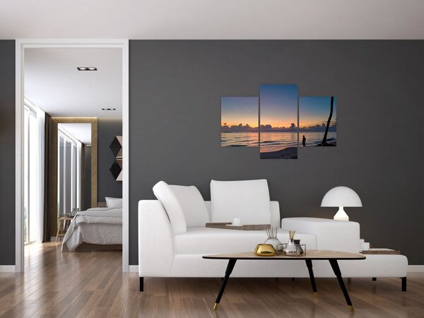 Tablou femeii pe plajă (90x60 cm)