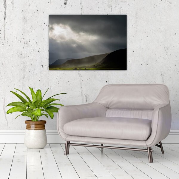 Tablou cu furtuna în apropiere (70x50 cm)