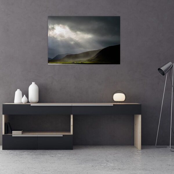 Tablou cu furtuna în apropiere (90x60 cm)