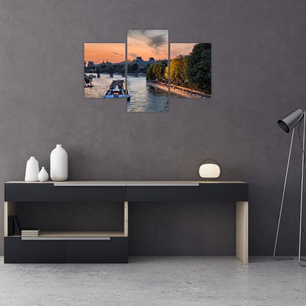 Tablou - gondole italiene (90x60 cm)
