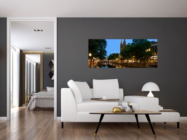 Tabou orașului istoric nocturn (120x50 cm)