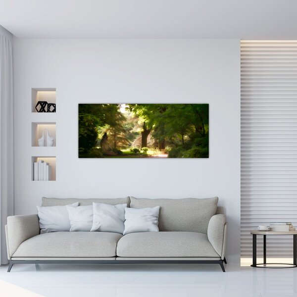 Tablou cu parc (120x50 cm)