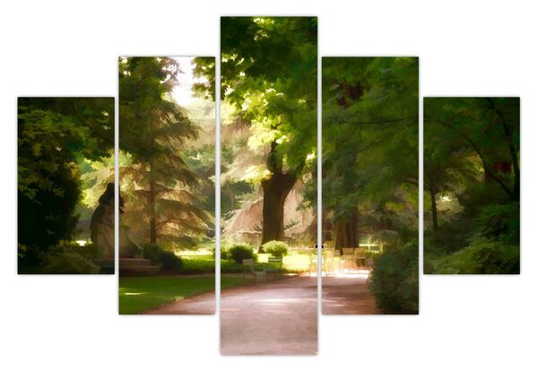 Tablou cu parc (150x105 cm)