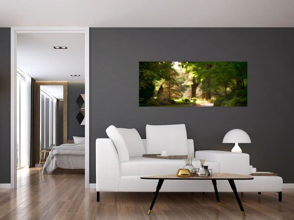Tablou cu parc (120x50 cm)