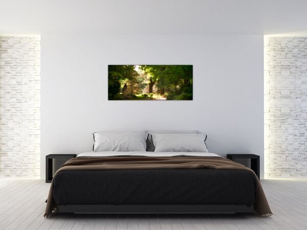 Tablou cu parc (120x50 cm)