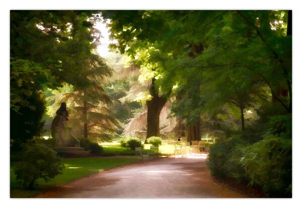 Tablou cu parc (90x60 cm)