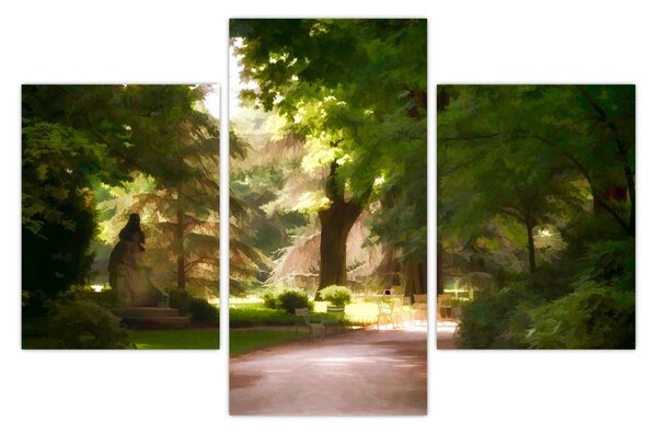 Tablou cu parc (90x60 cm)