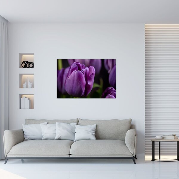 Tablou cu flori de lalele (90x60 cm)