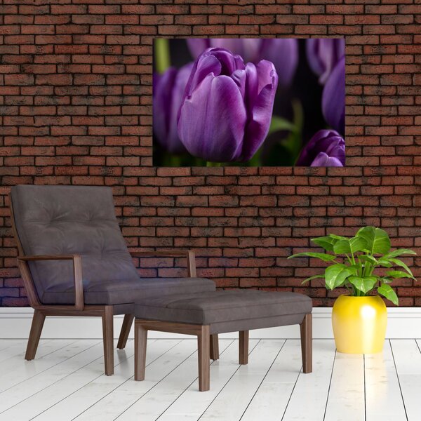 Tablou cu flori de lalele (90x60 cm)