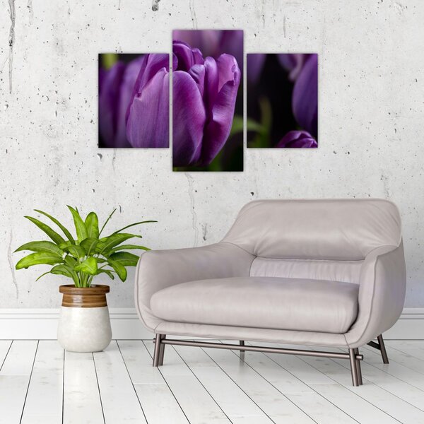 Tablou cu flori de lalele (90x60 cm)