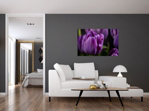 Tablou cu flori de lalele (90x60 cm)