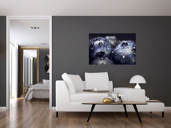 Tablou cu fructe cu picături de apă (90x60 cm)