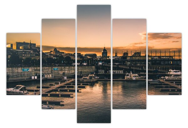 Tablou - orașul port (150x105 cm)