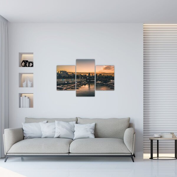 Tablou - orașul port (90x60 cm)