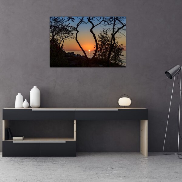Tablou cu apus de soare (90x60 cm)