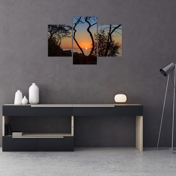 Tablou cu apus de soare (90x60 cm)