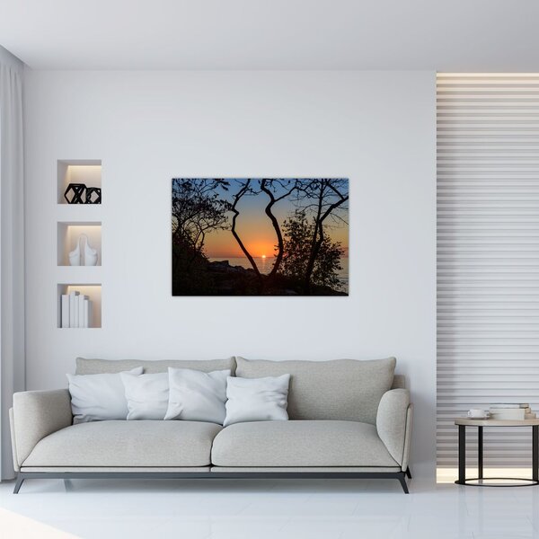 Tablou cu apus de soare (90x60 cm)