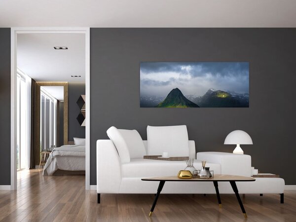Tablou cu munți (120x50 cm)