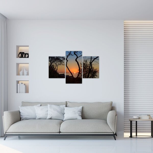 Tablou cu apus de soare (90x60 cm)