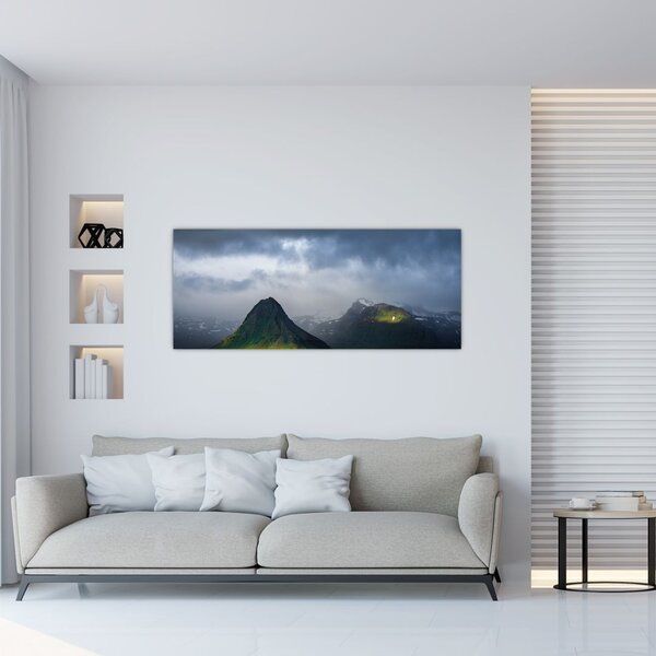 Tablou cu munți (120x50 cm)