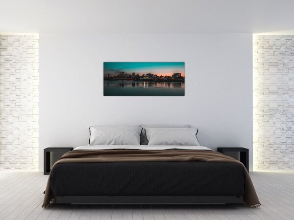 Tablou cu oraș mare (120x50 cm)