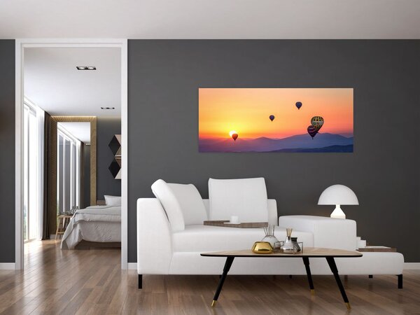 Tablou cu baloane de aer cald (120x50 cm)