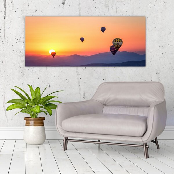Tablou cu baloane de aer cald (120x50 cm)