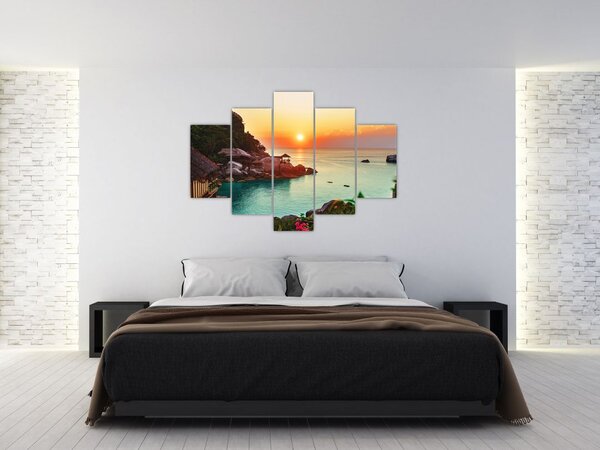 Tablou cu plaja frumoasă (150x105 cm)