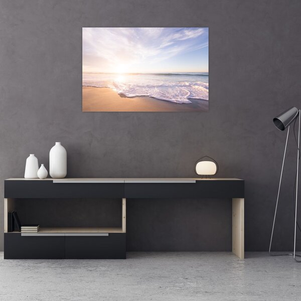 Tablou cu plaja cu nisip (90x60 cm)