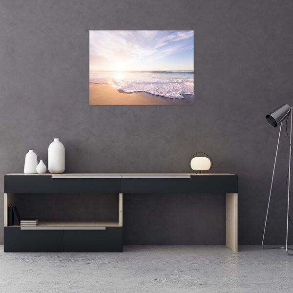 Tablou cu plaja cu nisip (70x50 cm)
