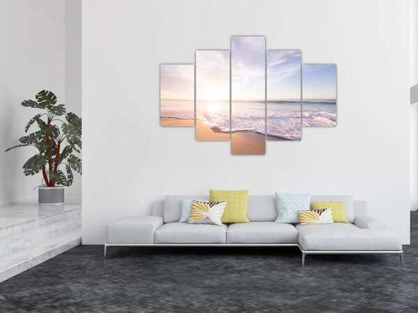 Tablou cu plaja cu nisip (150x105 cm)