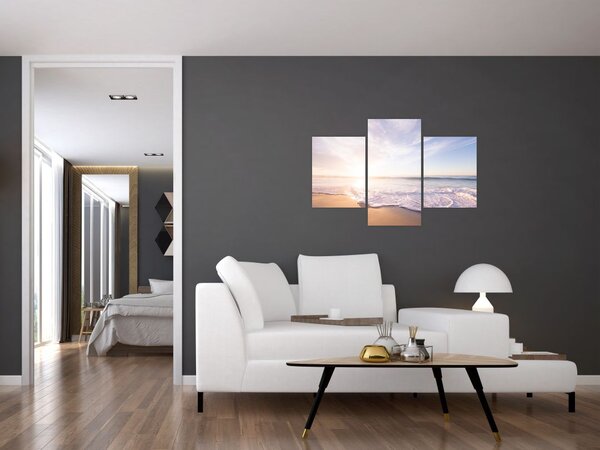 Tablou cu plaja cu nisip (90x60 cm)