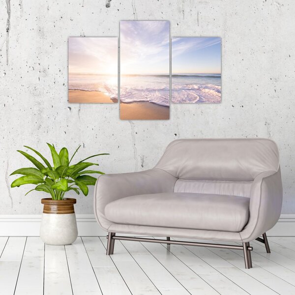 Tablou cu plaja cu nisip (90x60 cm)
