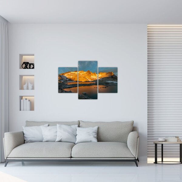 Tablou cu peisaj montan (90x60 cm)