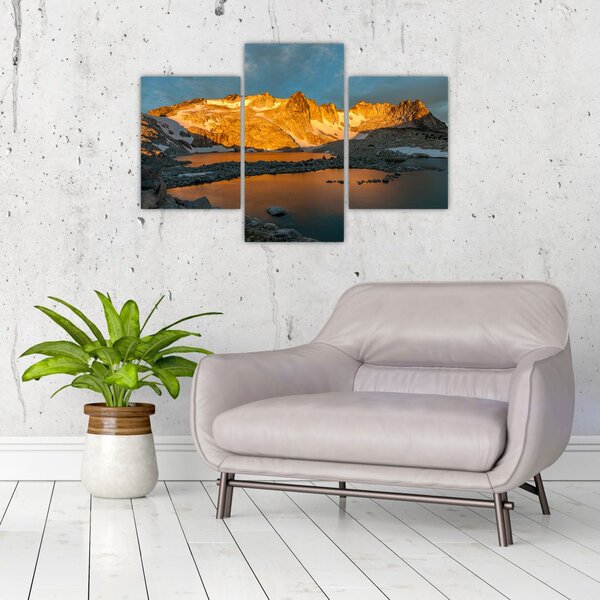 Tablou cu peisaj montan (90x60 cm)