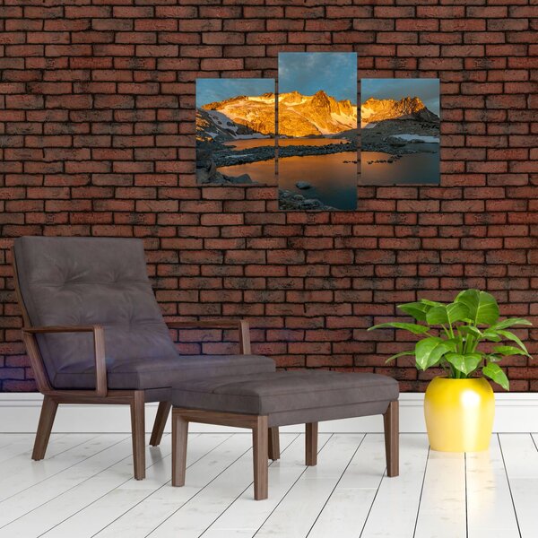 Tablou cu peisaj montan (90x60 cm)
