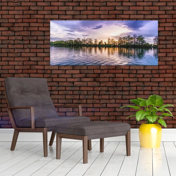 Tablou cu lac (120x50 cm)