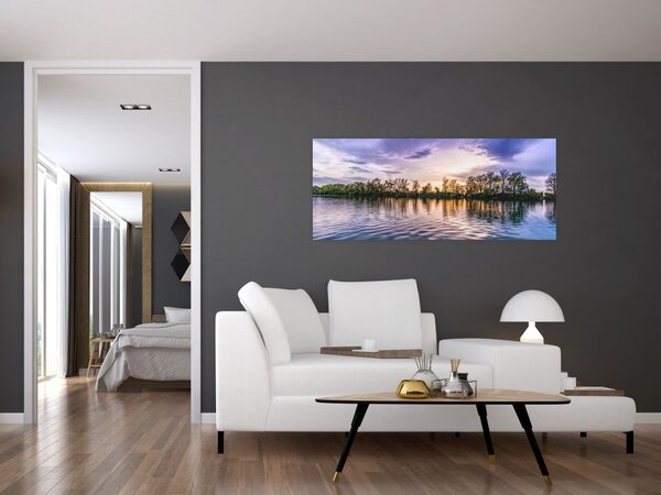 Tablou cu lac (120x50 cm)