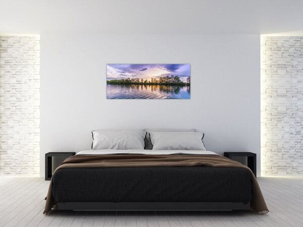 Tablou cu lac (120x50 cm)