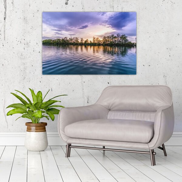 Tablou cu lac (90x60 cm)