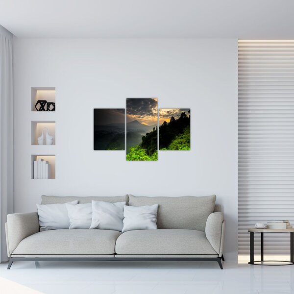 Tablou - peisaj montan verde (90x60 cm)