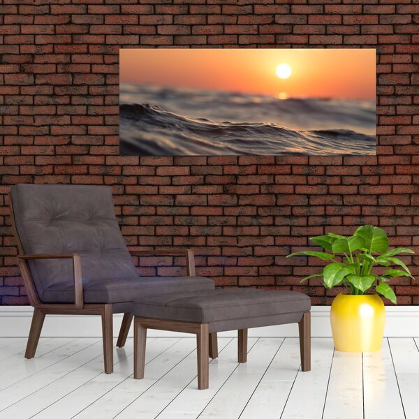 Tablou cu valul mării (120x50 cm)