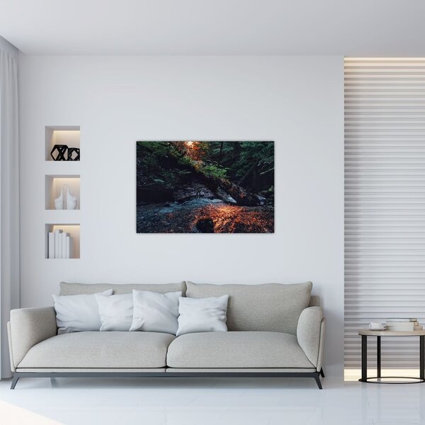 Tablou cu râu montan (90x60 cm)