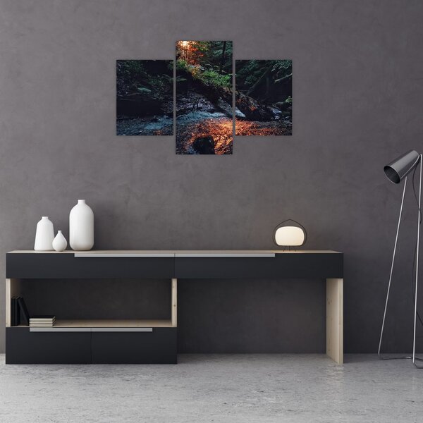 Tablou cu râu montan (90x60 cm)