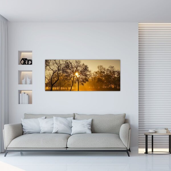 Tablou cu răsăsrit de soare (120x50 cm)