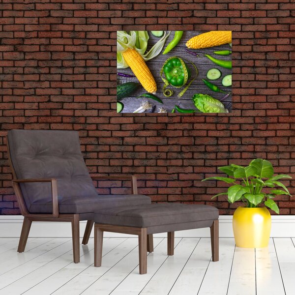 Tablou cu legume (70x50 cm)