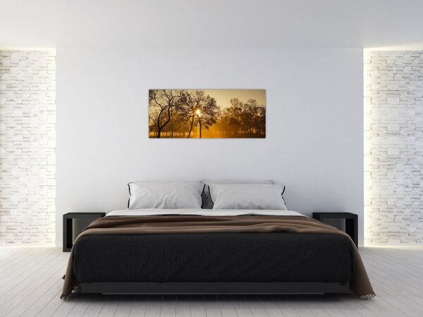 Tablou cu răsăsrit de soare (120x50 cm)